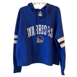 Fanatics Golden State Warriors Women's Bold Move Dolman V-Neck High Hip Hoodie